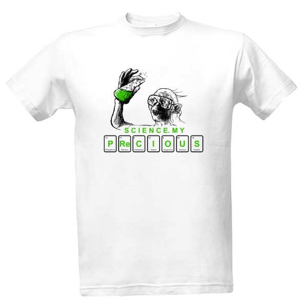 Tričko s potiskem Milášek vědec