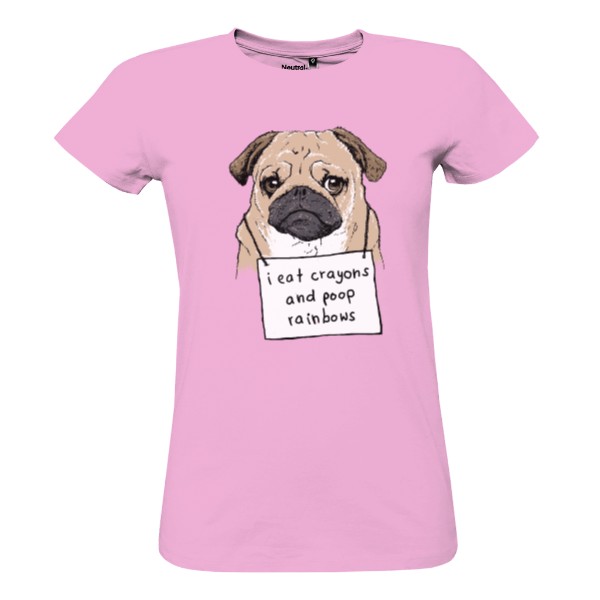 Tričko s potiskem Mops