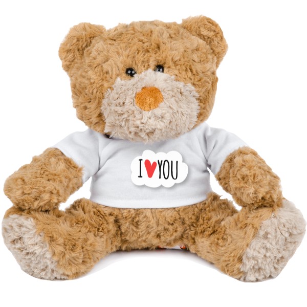 Medvídek Teddy s potiskem Plyšák pro zamilované